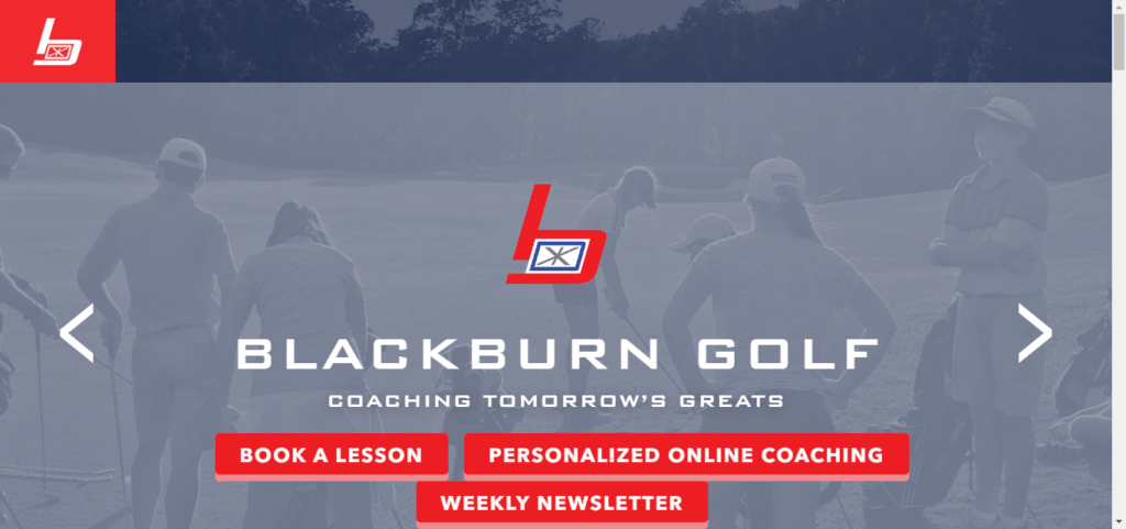30 Best Golf Instructor Website Design 15 Blackburn Golf