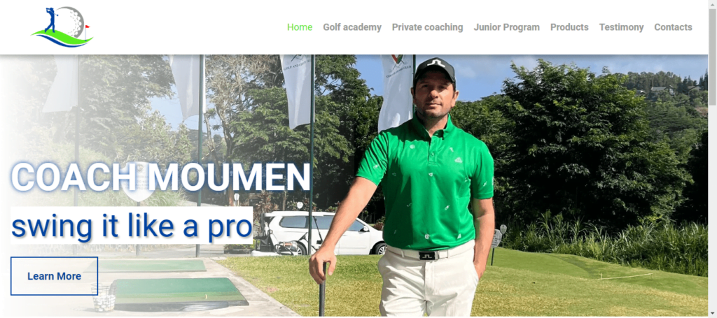 30 Best Golf Instructor Website Design 4 Coach Moumen