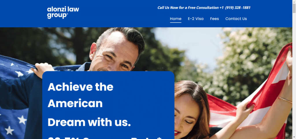 50 Best Immigration Attorney Website Designs 39 E2 Visa Lawyers