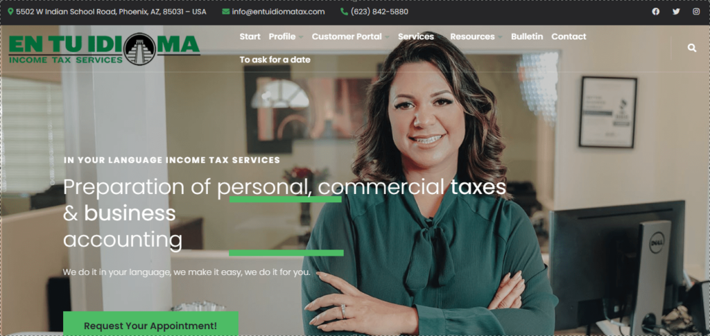 En Tu Idioma Income Tax