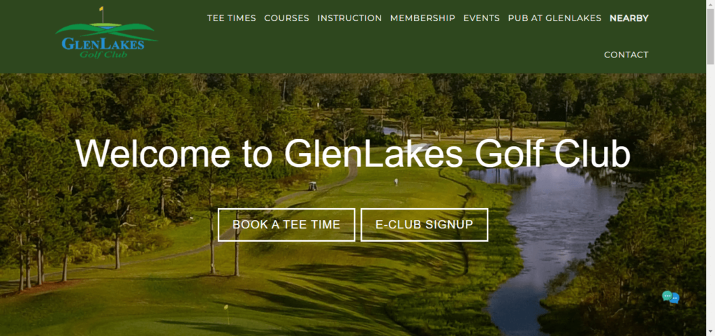 30 Best Golf Instructor Website Design 20 GlenLakes Golf Club