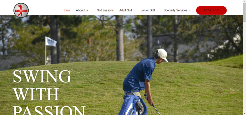 30 Best Golf Instructor Website Design 17 Heal My Swing Golf Academy