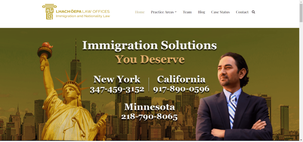 50 Best Immigration Attorney Website Designs 41 Lhachoepa Law