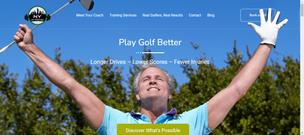 30 Best Golf Instructor Website Design 3 NY Golf Fitness Guru