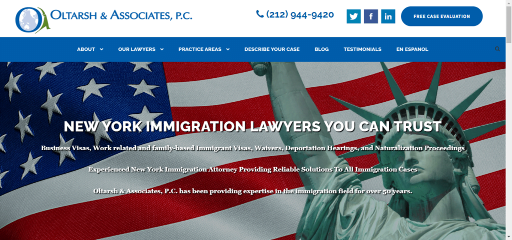 50 Best Immigration Attorney Website Designs 25 Oltarsh