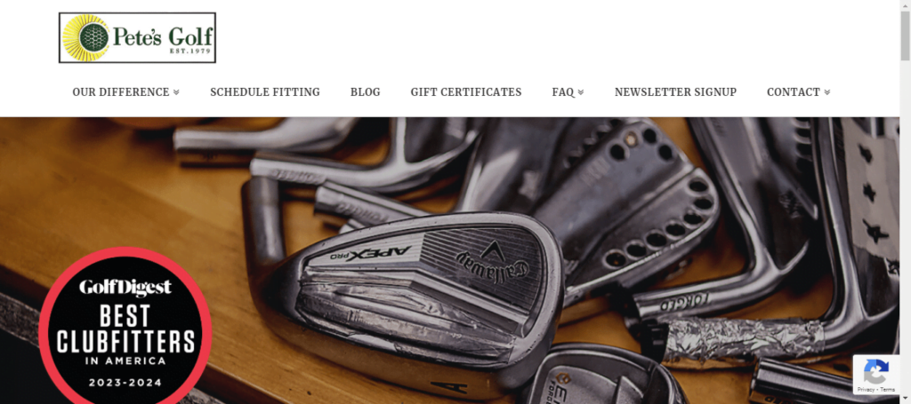 30 Best Golf Instructor Website Design 11 Petes Golf