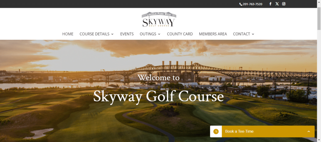 30 Best Golf Instructor Website Design 10 Skyway Colf Course