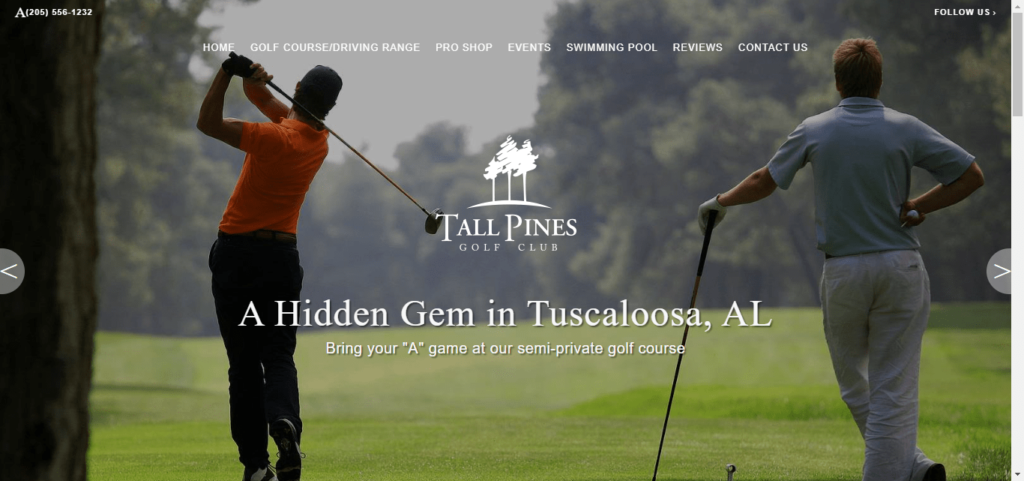 30 Best Golf Instructor Website Design 28 Tall Pines Golf Club