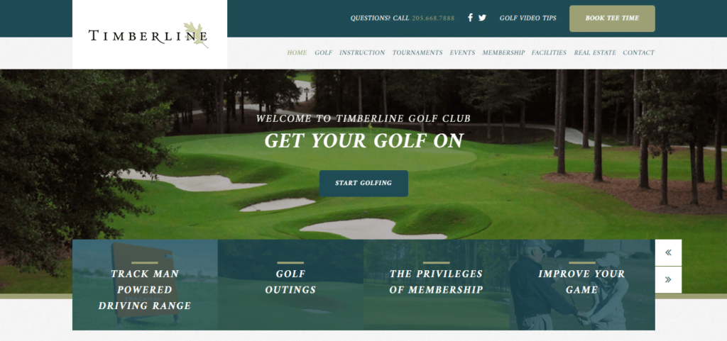 30 Best Golf Instructor Website Design 27 Timber Linegc