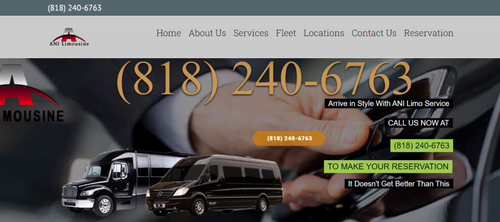 Limousine Service Website Design 44 anilimo