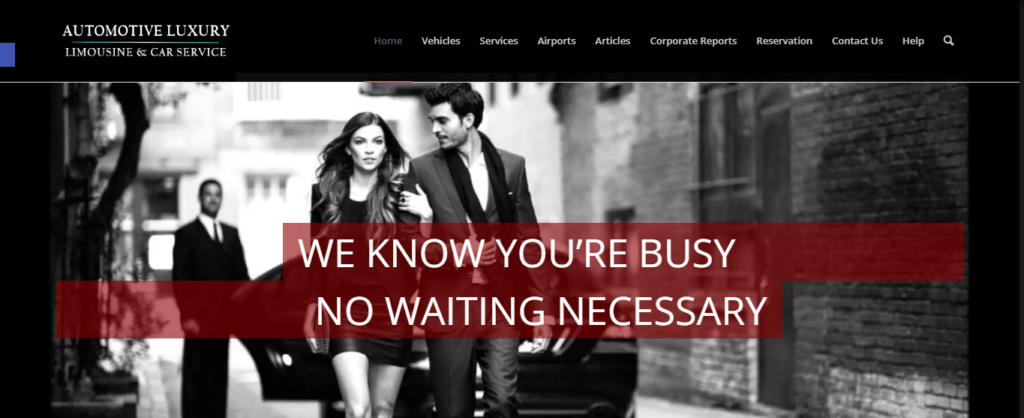 Limousine Service Website Design 9 automotiveluxury