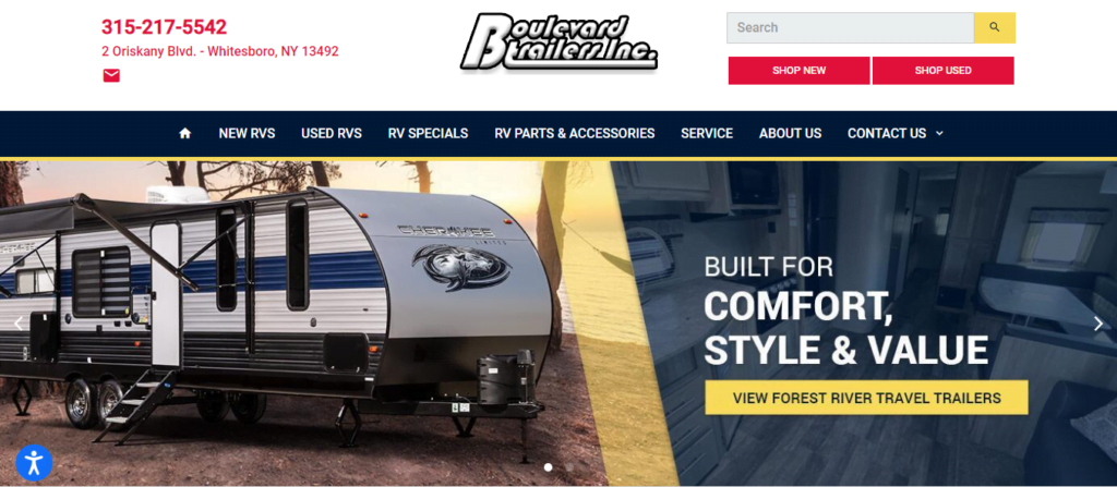 RV Dealer Website Design 18 boulevardtrailers