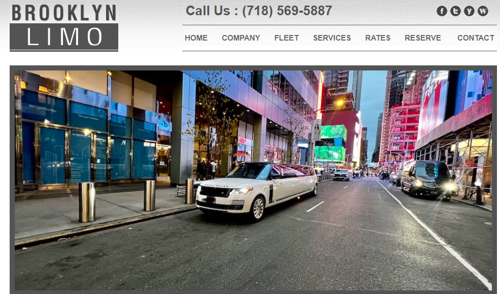 Limousine Service Website Design 18 brooklyn limo