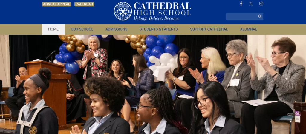 Catholic school Website Design 15 cathedralhs