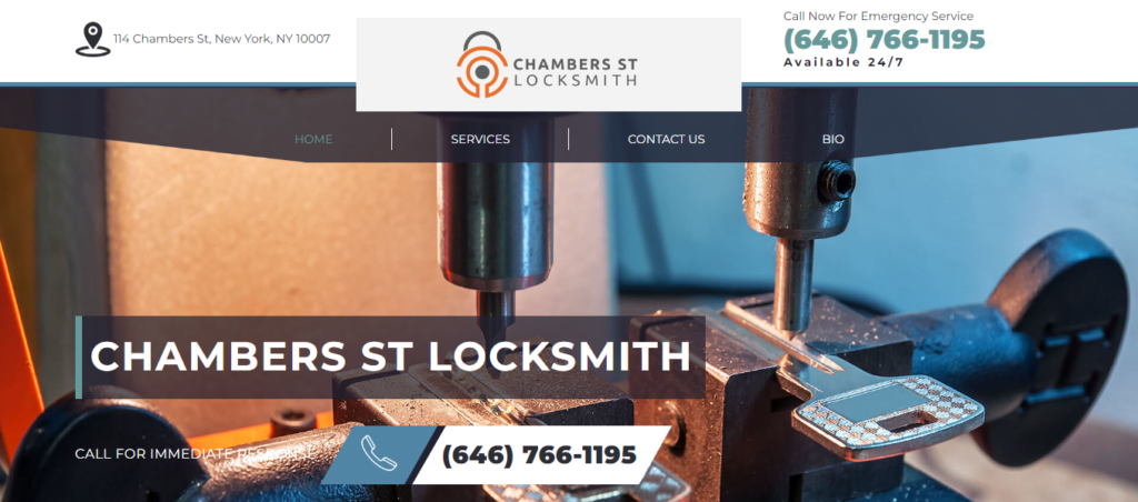 Locksmith Website Design 40 chambersstlocksmith