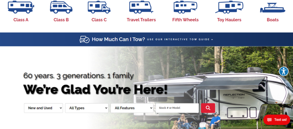 RV Dealer Website Design 25 coltonrv