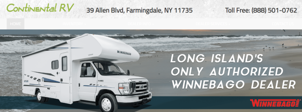 RV Dealer Website Design 2 continentalrv
