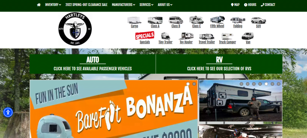 RV Dealer Website Design 21 cortlandrv