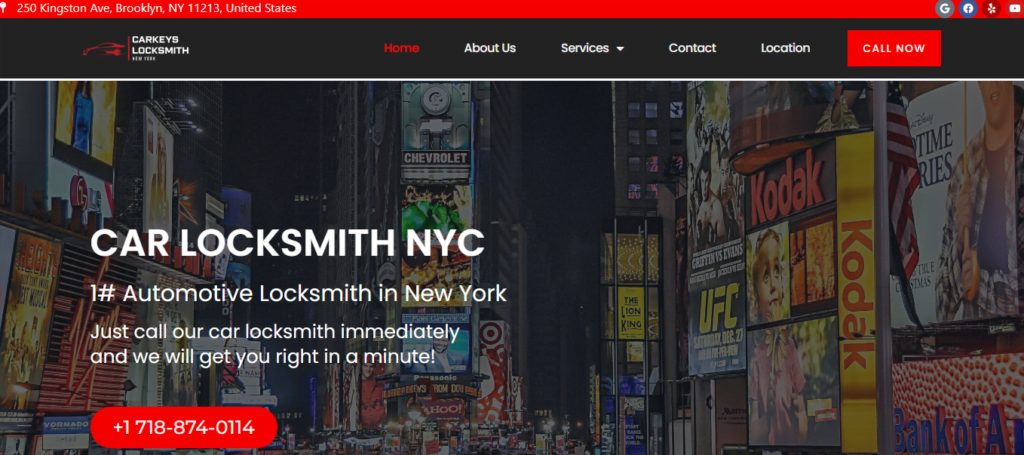 Locksmith Website Design 32 crownheightslocksmiths