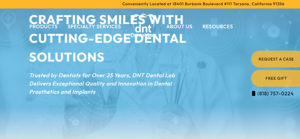 Dental laboratory Website Design 41 dntlab