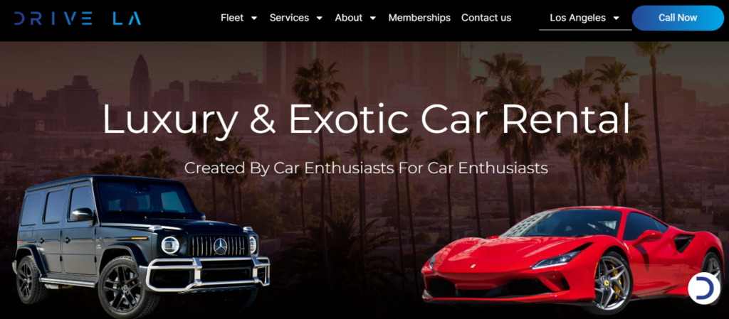 Limousine Service Website Design 39 drive la