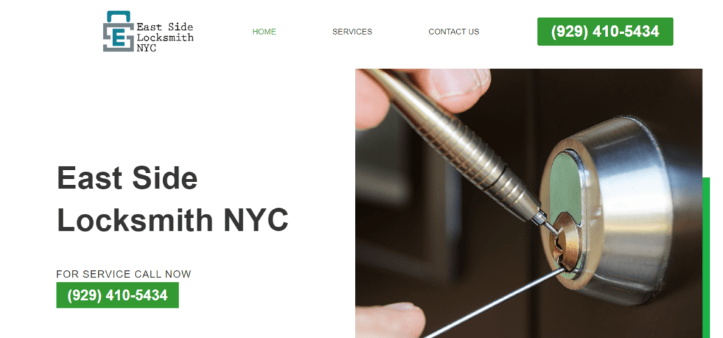 Locksmith Website Design 14 eastsidelocksmithnyc