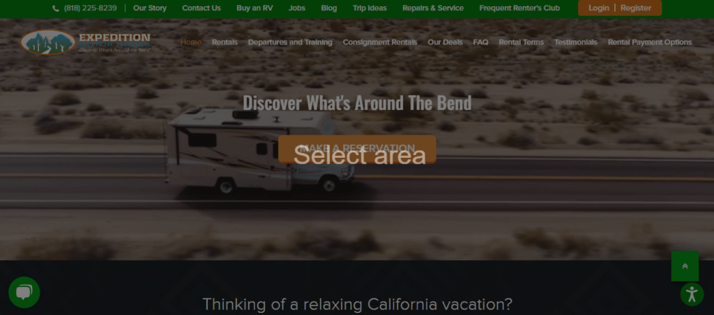RV Dealer Website Design 30 expeditionmotorhomes