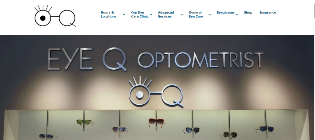 Optician Website Design 19 eyeqdr