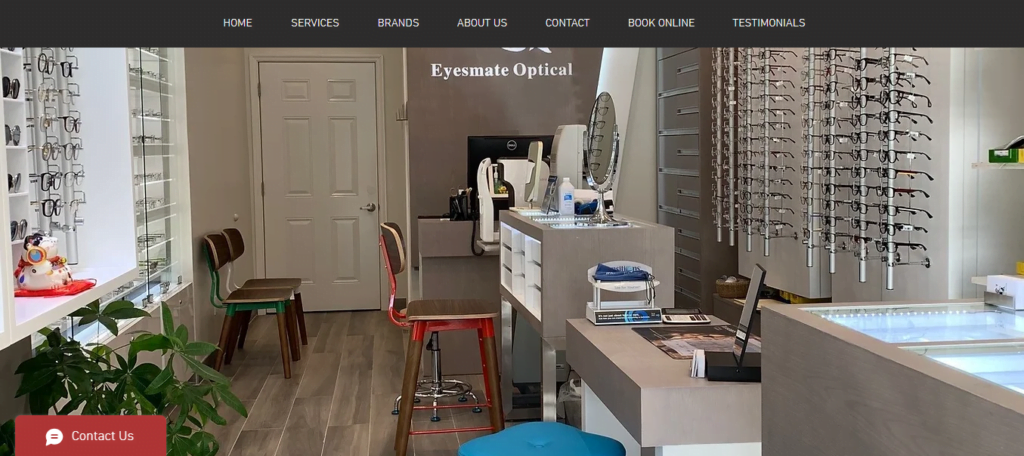 Optician Website Design 27 eyesmateoptical