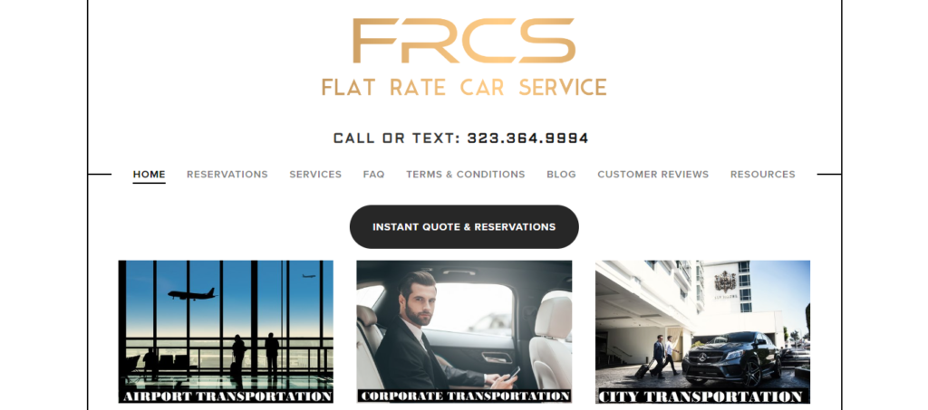 Limousine Service Website Design 41 flatratelax