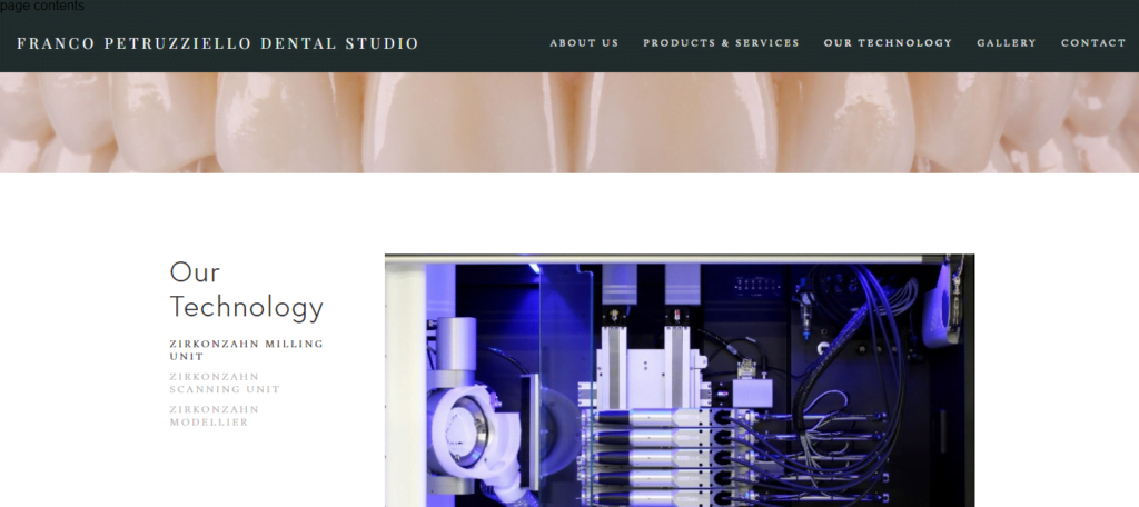 Dental laboratory Website Design 29 fpdentalstudio