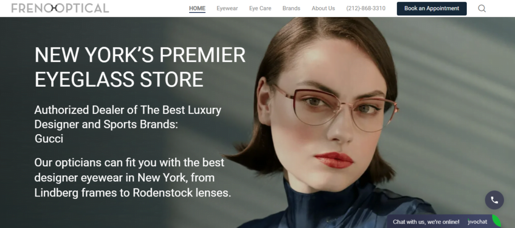 Optician Website Design 3 frenchoptical