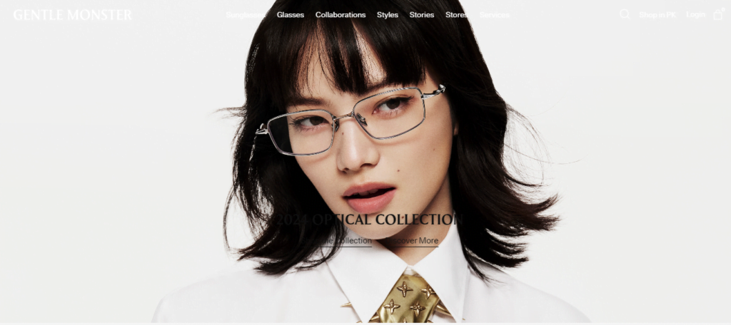 Optician Website Design 48 gentlemonster