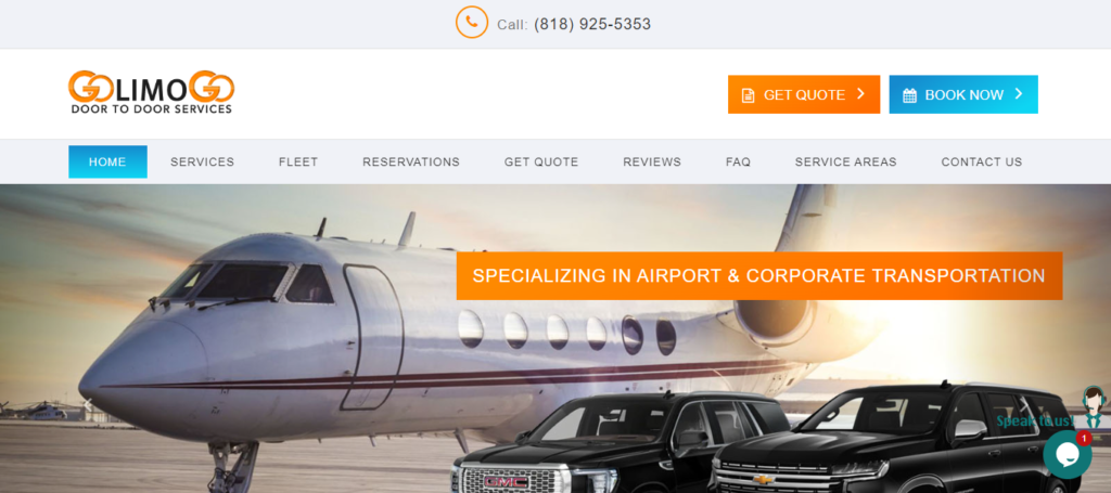 Limousine Service Website Design 48 golimogo