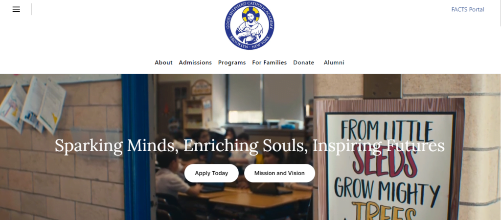Catholic school Website Design 20 gscabk