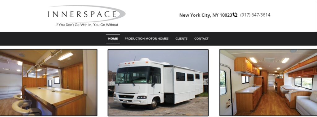 RV Dealer Website Design 1 innerspacevans