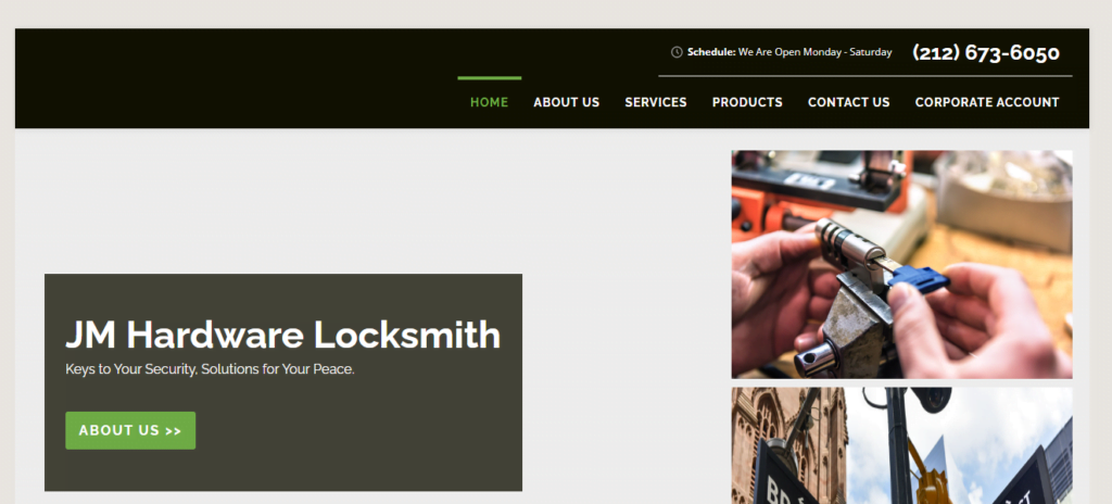 Locksmith Website Design 31 jmhardwarelocksmith