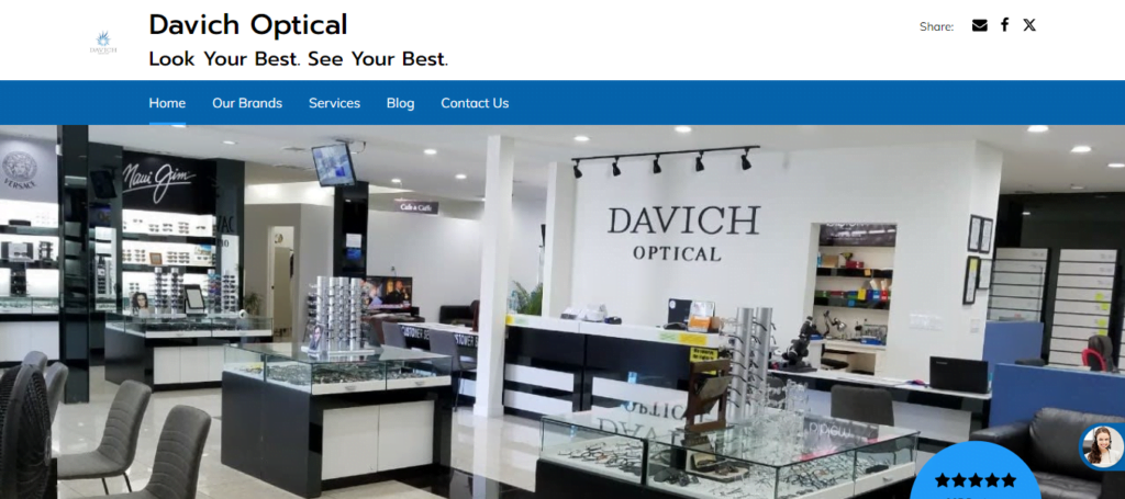 Optician Website Design 39 ladavichoptical
