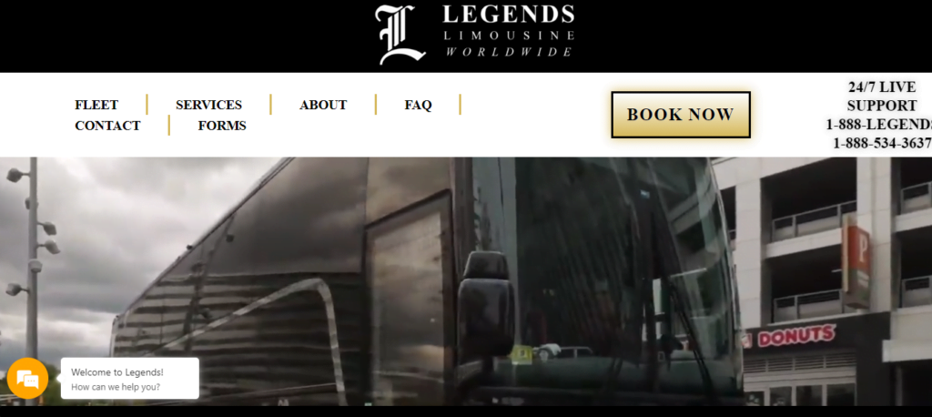 Limousine Service Website Design 13 legendslimousine