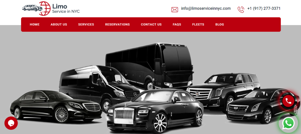 Limousine Service Website Design 5 limoserviceinnyc