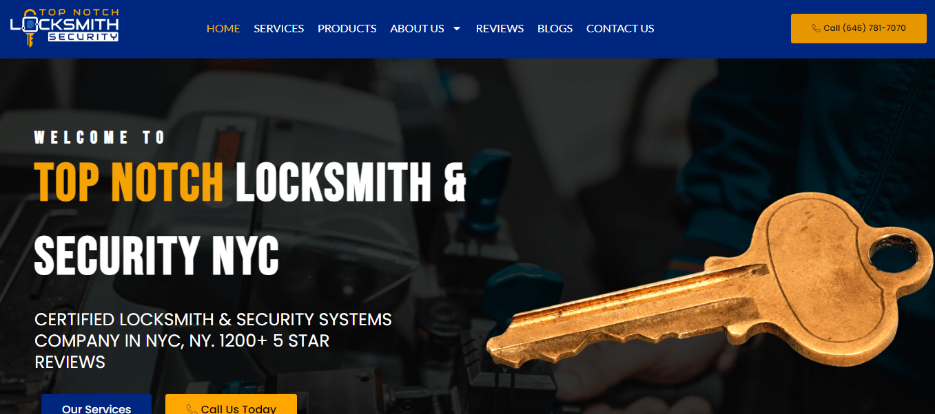 50 Best Locksmith Website Design