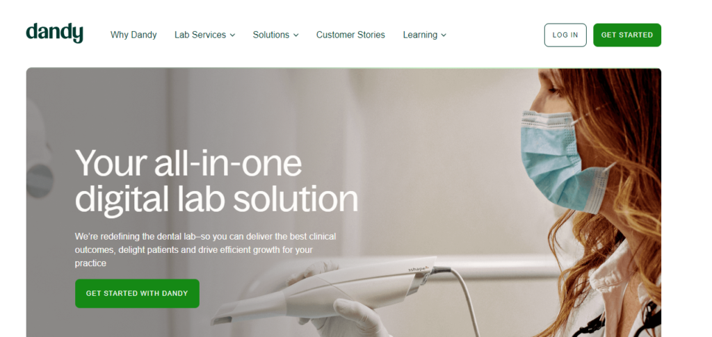 Dental laboratory Website Design 16 meetdandy