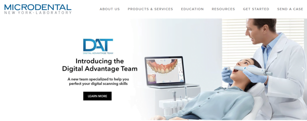 Dental laboratory Website Design 27 microdentalnewyork