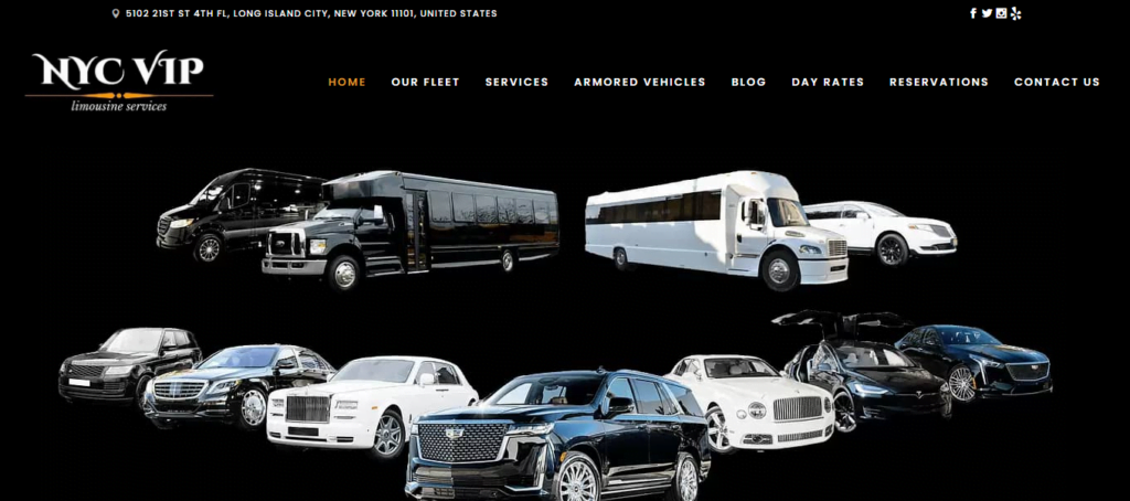 Limousine Service Website Design 17 nycviplimo
