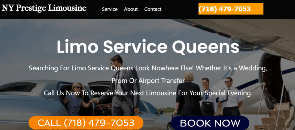 Limousine Service Website Design 25 nyprestigelimousine