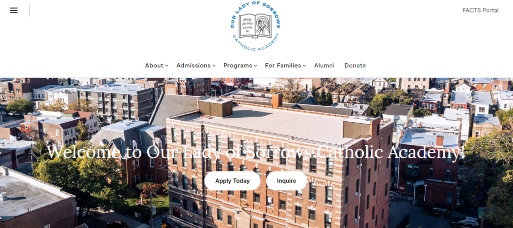 Catholic school Website Design 28 olscorona