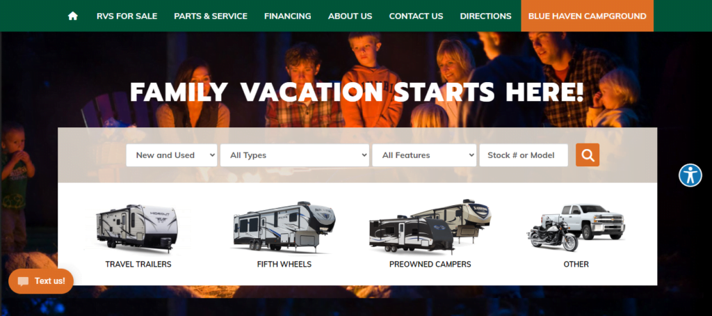 RV Dealer Website Design 13 plattsburghrvstore