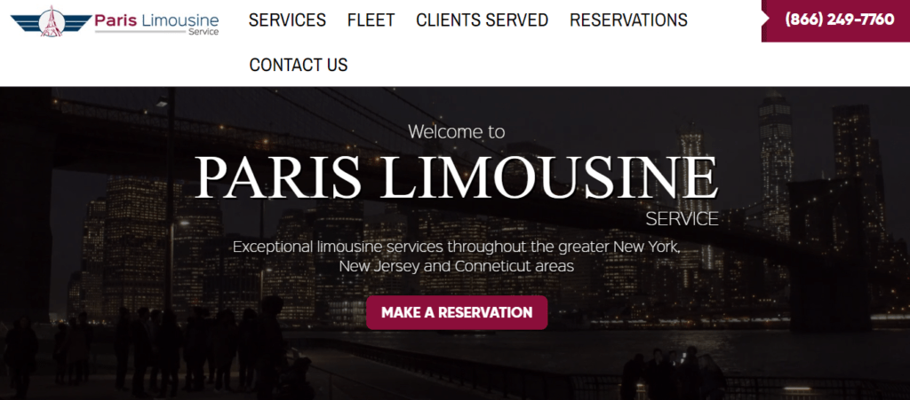 Limousine Service Website Design 27 plsnyc