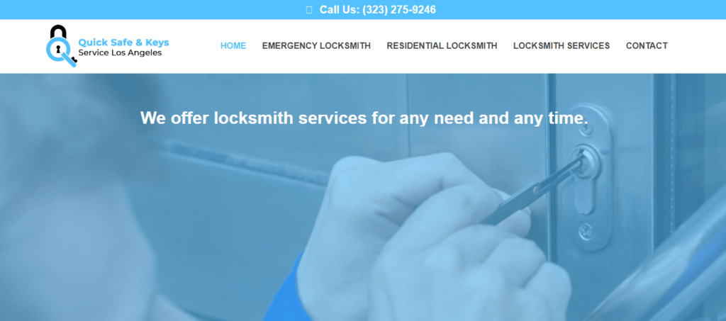 Locksmith Website Design 48 quick locksmith