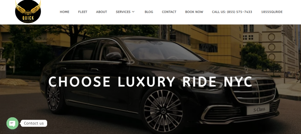 Limousine Service Website Design 21 quickluxuryride